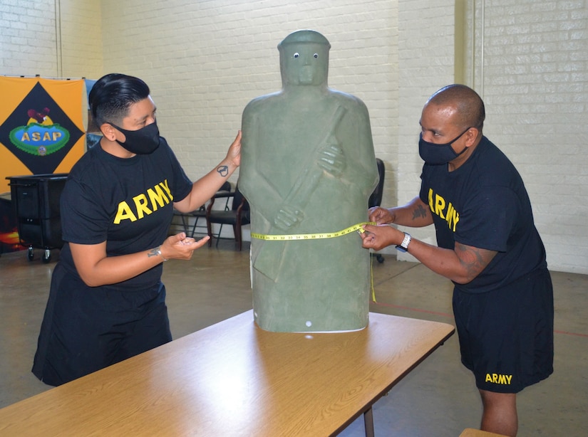 311th Sustainment Command (Expeditionary) conducts height and weight measurement training