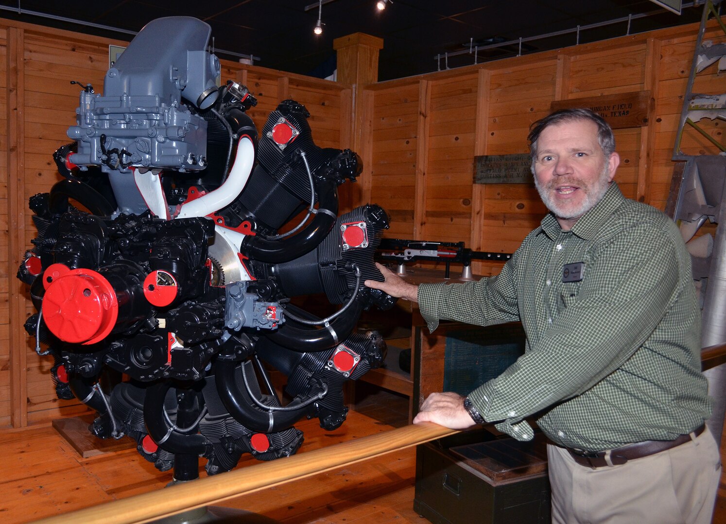 Bill Manchester, director of the Airman Heritage Training Complex at Joint Base San Antonio-Lackland