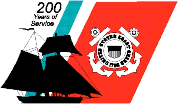 200th Birthday of the USCG graphic