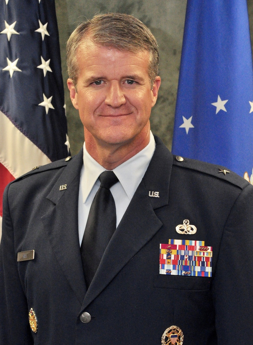 This is the official portrait of Brig. Gen. Christopher D. Hill.