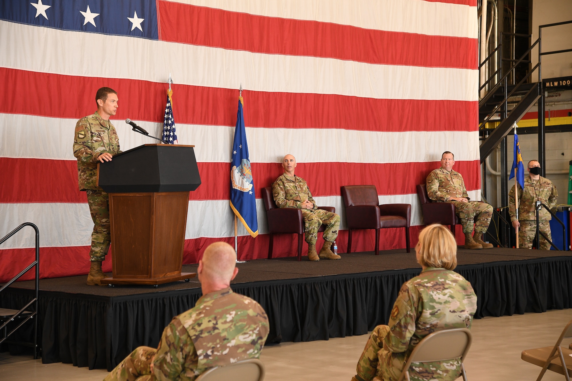 A photo of the 388th Maintenance Group change of command