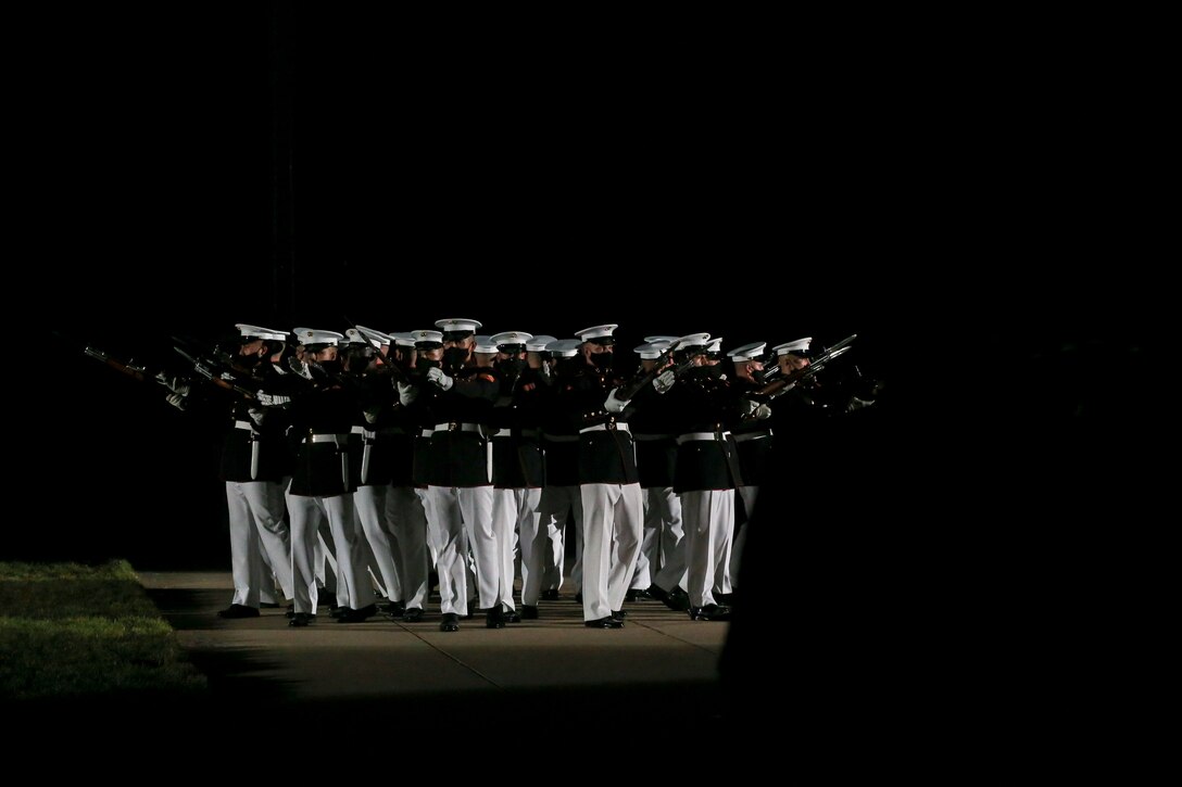 Marine Barracks Washington Friday Evening Parade 03 July 2020