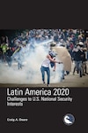 Protester launches tear gas fired by national guard during demonstration against government of Nicolás Maduro, Caracas, Venezuela, April 26, 2017