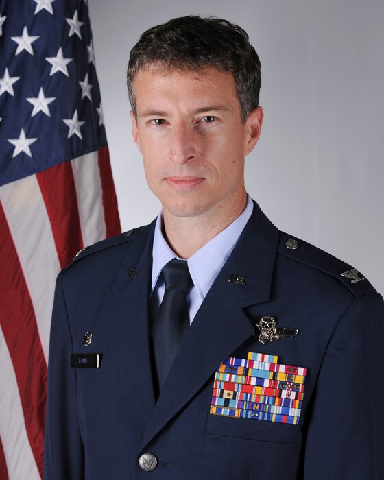 Col. Sean E. Lowe is the Commander of the 48th Operations Group, Royal Air Force Lakenheath, England. (U.S. Air Force photo by Airman 1st Class Rhonda Smith)