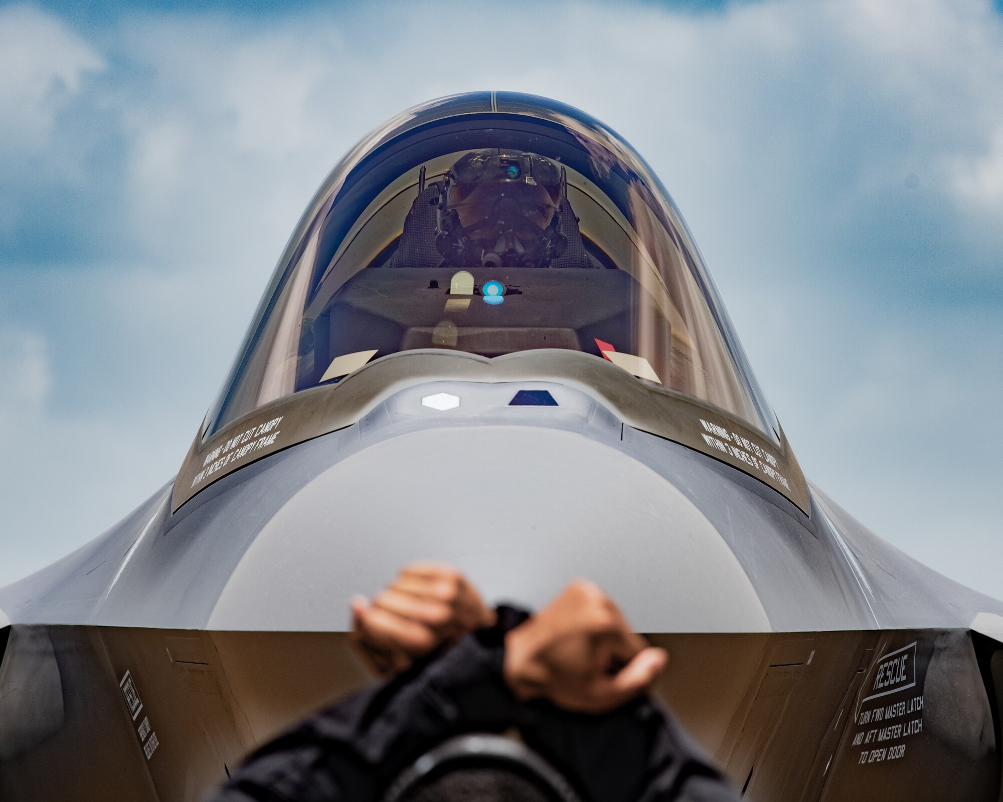 Photo of the F-35 Demonstration Team.