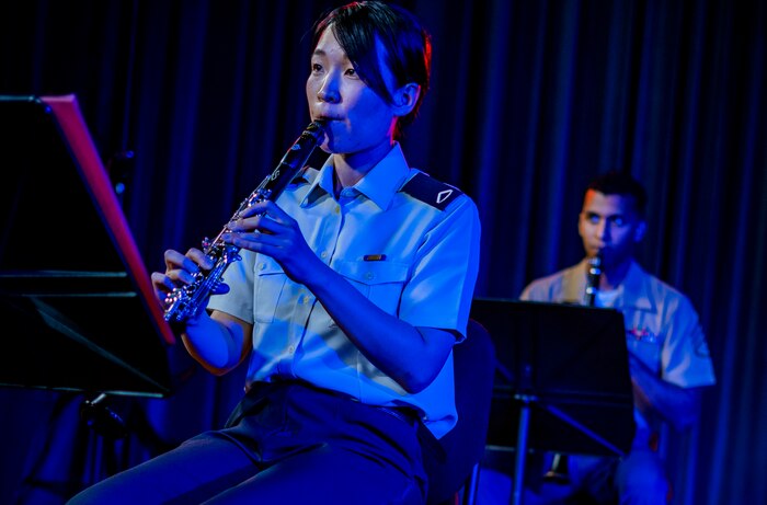 The III Marine Expeditionary Force and the Japan Ground Self-Defense Force 15th Brigade bands performed together from June 15 to 18, 2020, on Camp Foster, Okinawa, Japan.