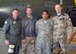 (from left to right) Brig. Gen. David Goldfein, 49th Fighter Wing commander, Staff Sgt. Bartos Trojca, 1st Line Maintenance Squadron, Staff Sgt. Romeo Casuga, 49th Aircraft Maintenance Squadron, and Master Sgt. Thomas Bornmann, 1st Line Maintenance Squadron, pose for a photo after a successful flight in the German Tornado by Goldfein, Dec. 14, 2007, at Holloman Air Force Base, N.M. Staff Sgt. Trojca, Staff Sgt. Casuga, and Master Sgt. Bornmann were the maintainers for Goldfein's first flight in the Tornado. (U.S. Air Force photo/Airman 1st Class Jamal D. Sutter)