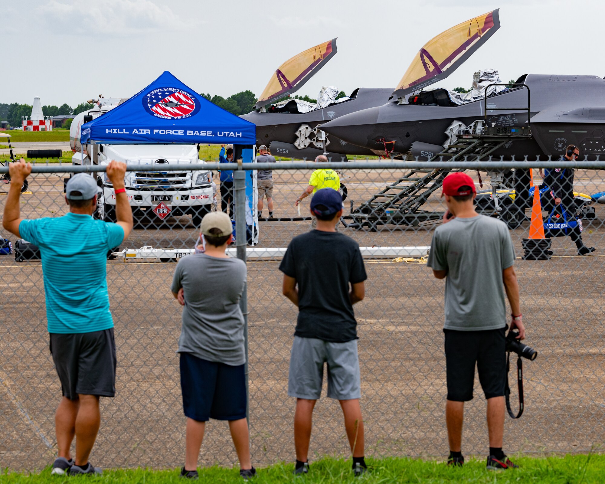 Photo of the F-35 Demonstration Team.