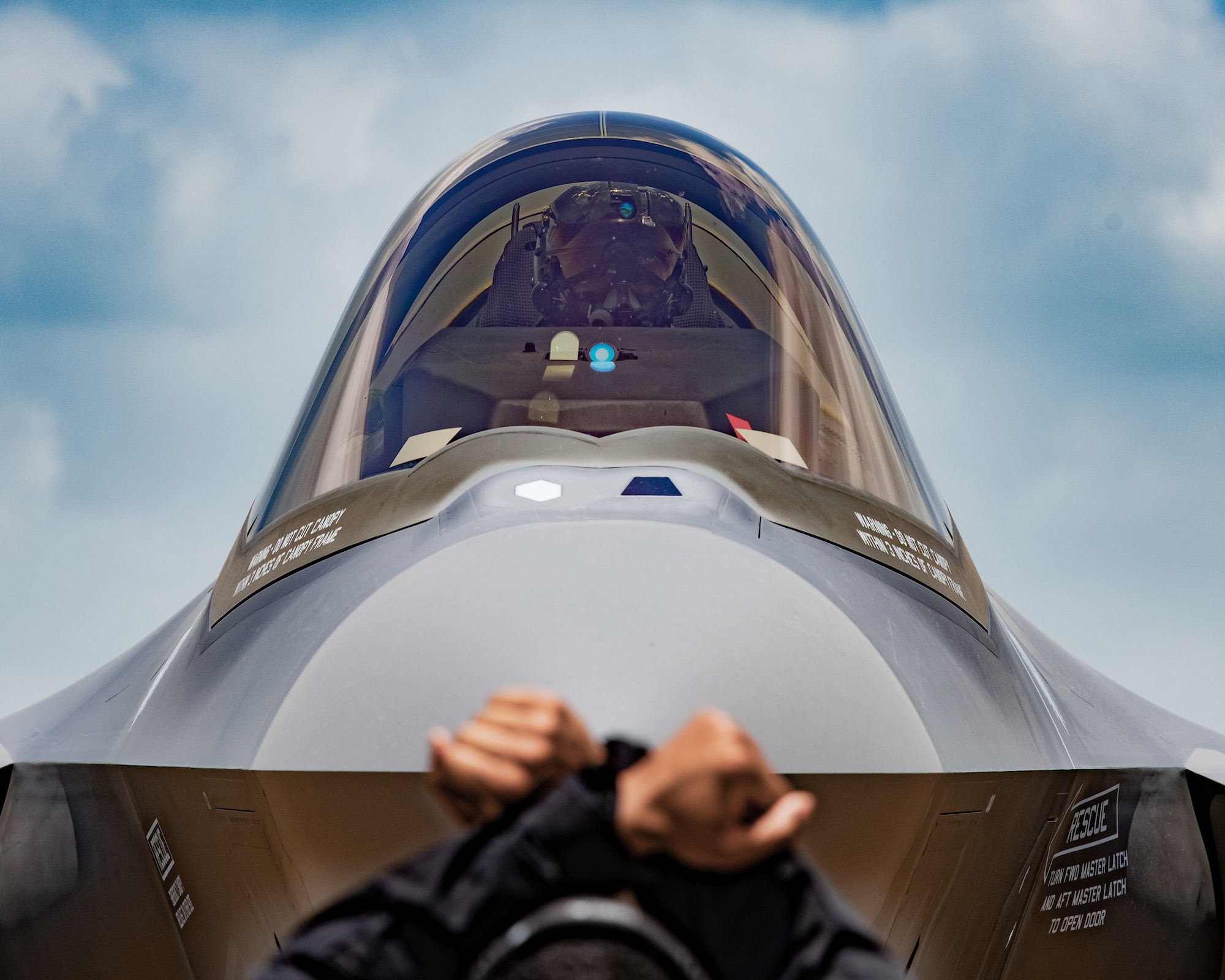 Photo of the F-35 Demonstration Team.