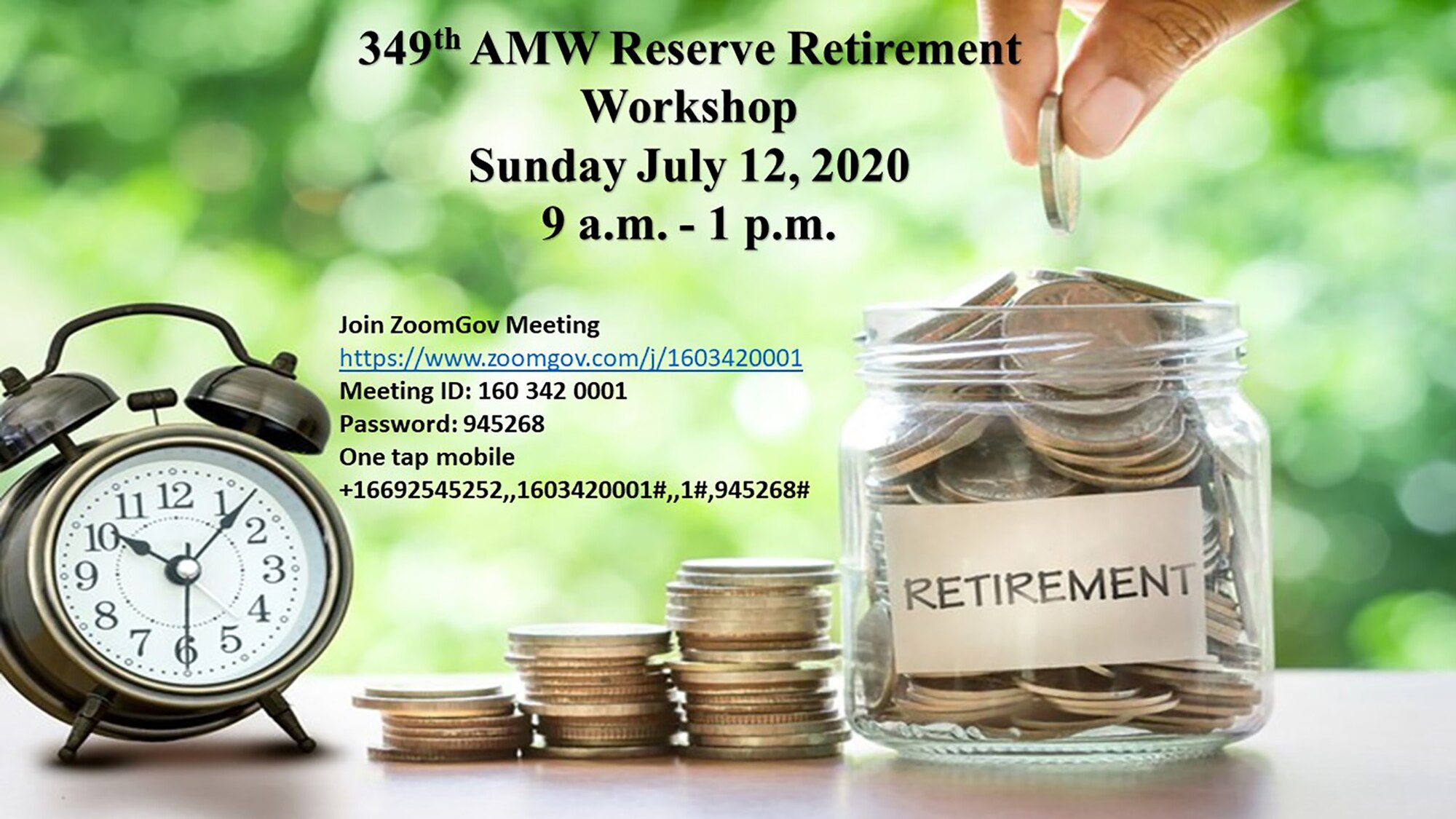 349th AMW Hosts Reserve Retirement Workshop
