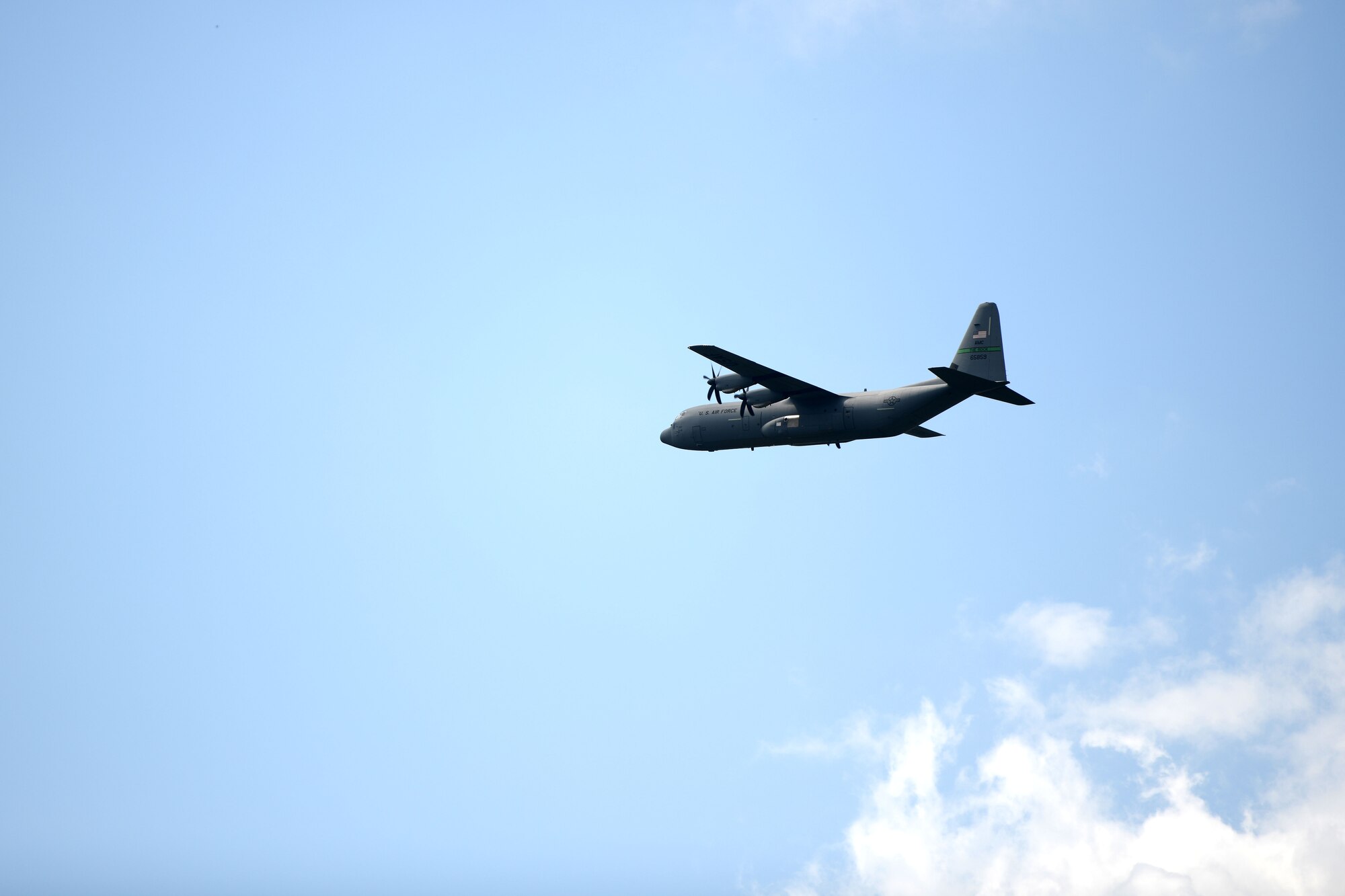Col. Shane Haughian, 19th Operations Group commander, pilots his final C-130J Super Hercules sortie as commander of  the group at Little Rock Air Force Base, Arkansas, July 8, 2020. (U.S. Air Force photo by Senior Airman Kristine Gruwell)