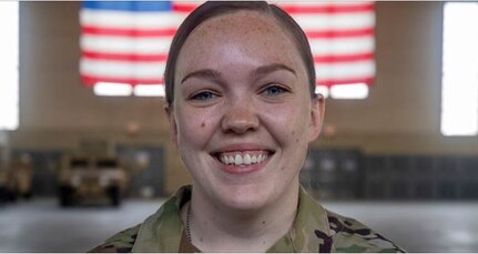 Spc. Kailey MacDonald, a firefinder radar operator for Headquarters Battery, 197th Field Artillery Brigade, is among the hundreds of N.H. guardsmen who have been activated for COVID-19 relief efforts.