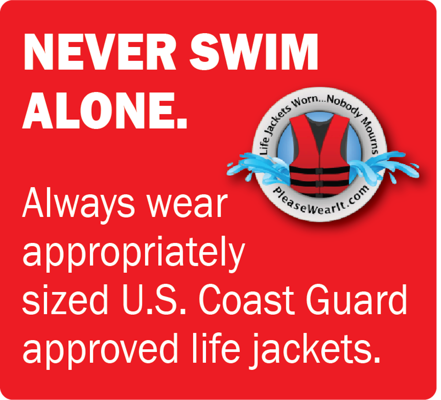 Due to COVID-19 restrictions, many public pools may not open this summer. This has prompted people to visit other water environments, including local rivers, lakes, and waterways, to include Corps’ Lakes. We are reminding the public to take extra precautions when frequenting these areas.
