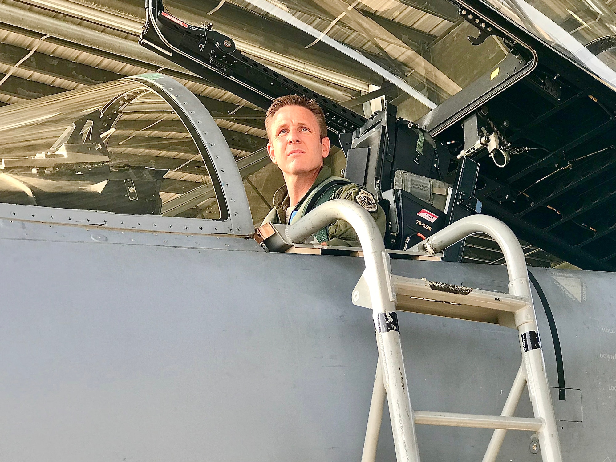 After a miraculous recovery following a near-fatal electrocution at his home last year, the skies welcomed back Florida National Guard fighter pilot Lt. Col. Jonathan "Flood" Kassebaum July 6, 2020.