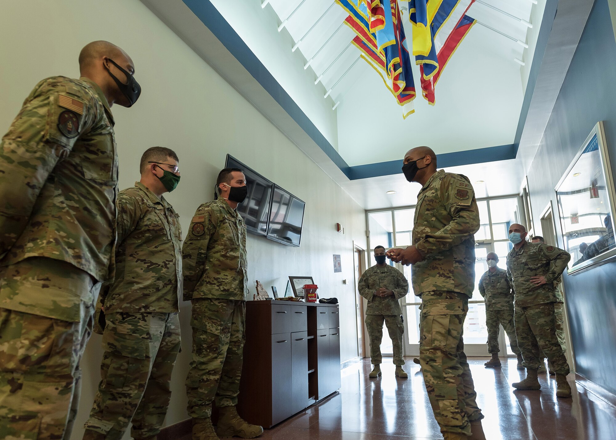 General Collins visits TEC
