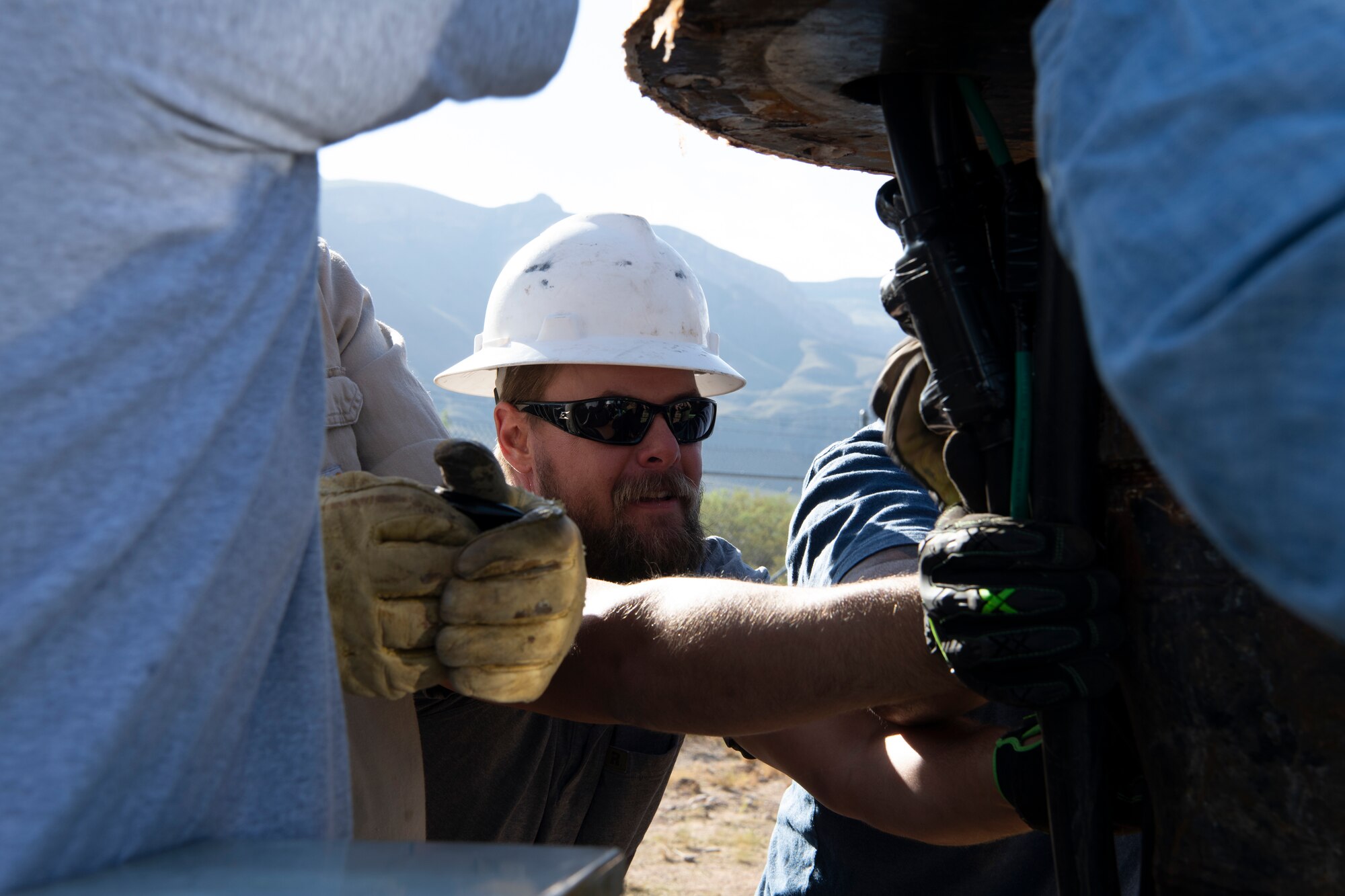 49th Civil Engineer Squadron fixes a water well