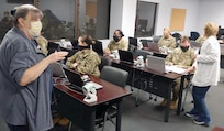 Soldiers from the Urban Augmentation Medical Task Force-627 attended integration and training at Methodist Hospital training center in San Antonio July 8.