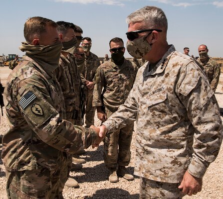 CENTCOM Command Team visits Syria