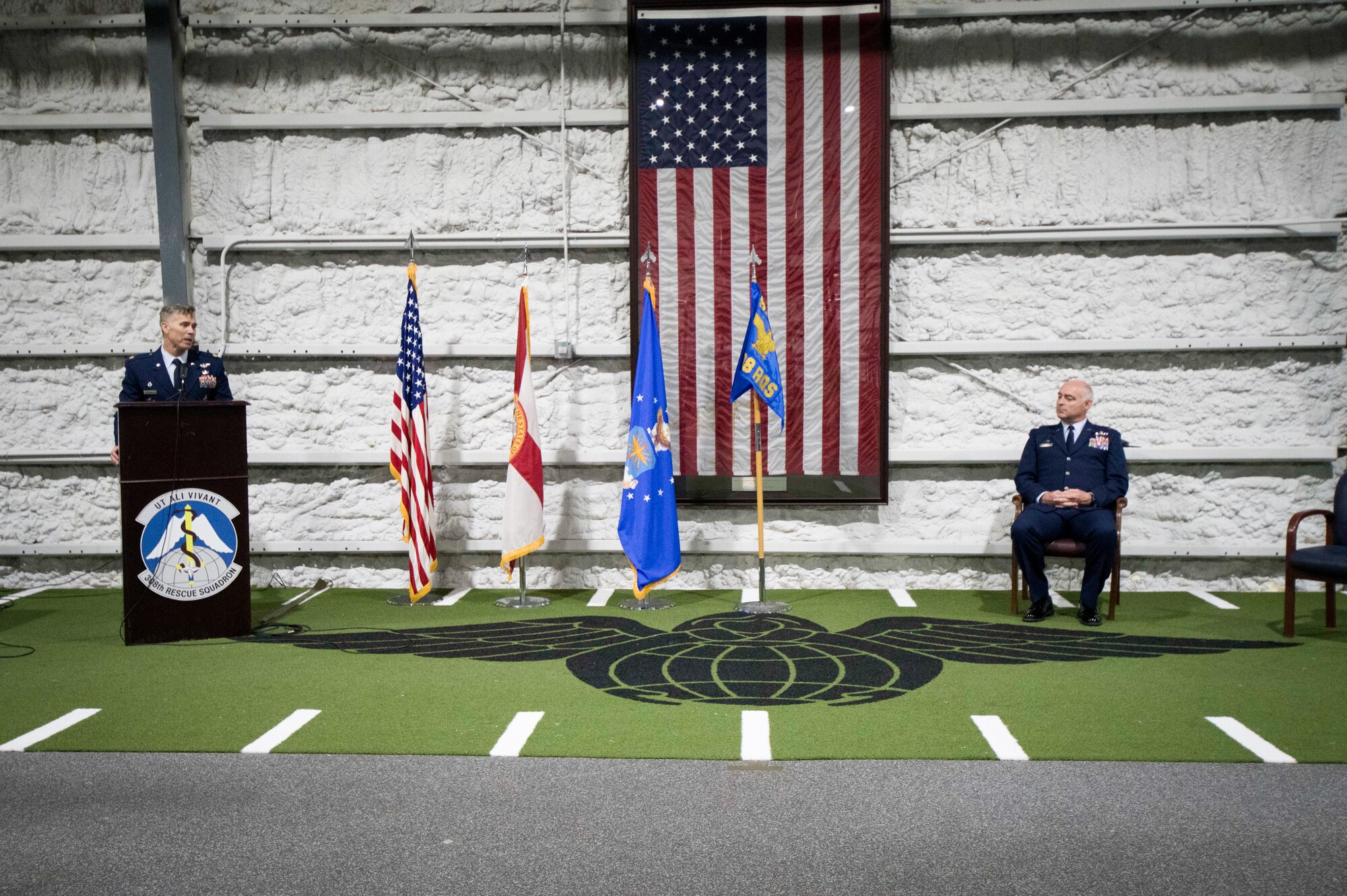 308th Rescue Squadron Change of Command