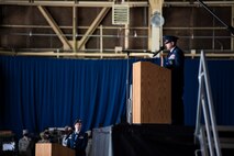 Col. Kristopher W. Struve relinquished command of the 35th Fighter Wing to Col. Jesse J. Friedel at the 35th FW change of command ceremony at Misawa Air Base, Japan, July 13.