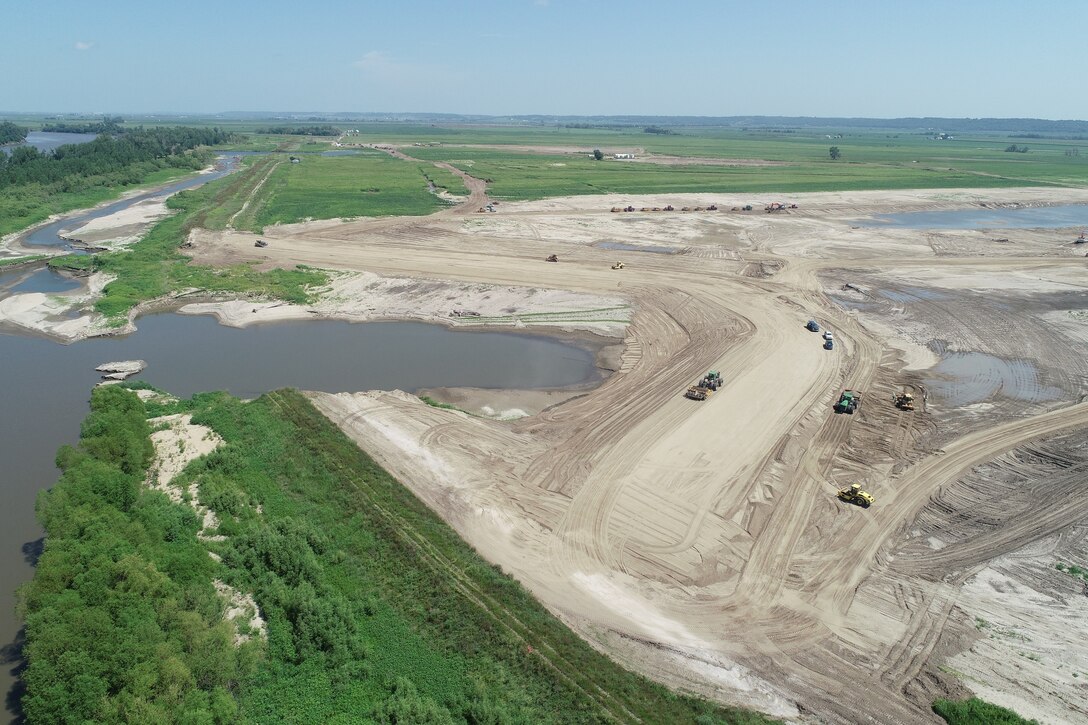 The F breach on levee L-536 was closed Thursday.