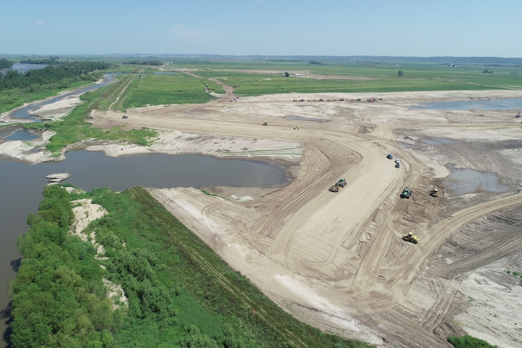 The F breach on levee L-536 was closed Thursday.