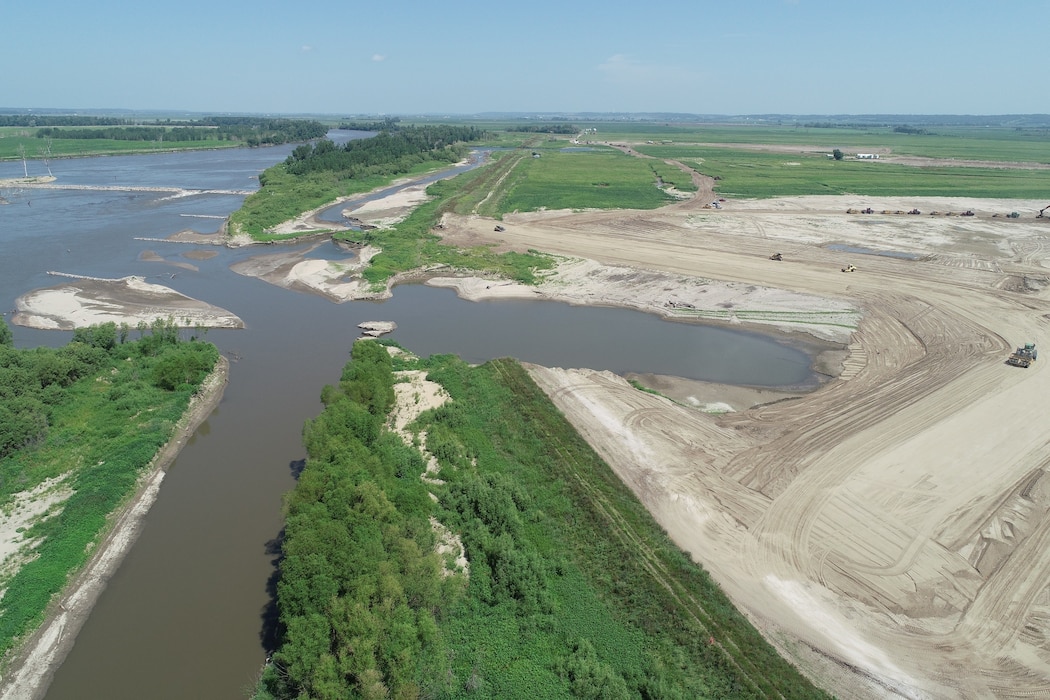 The F breach on levee L-536 was closed Thursday.