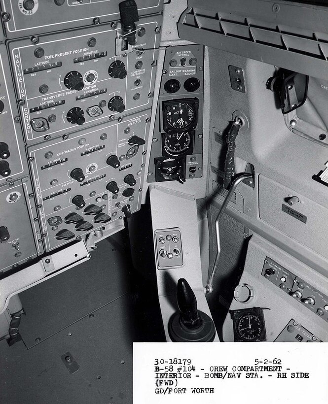 B-58 Hustler Cockpit