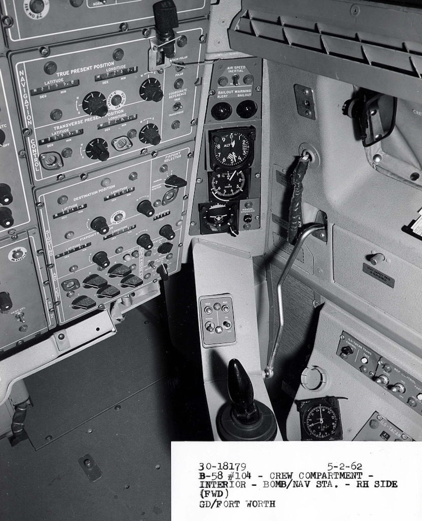 B-58 Hustler Cockpit