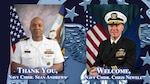 Navy Cmdr. Chris Newell takes command of DLA Distribution Pearl Harbor and Navy Cmdr. Sean Andrews awarded for meritorious service