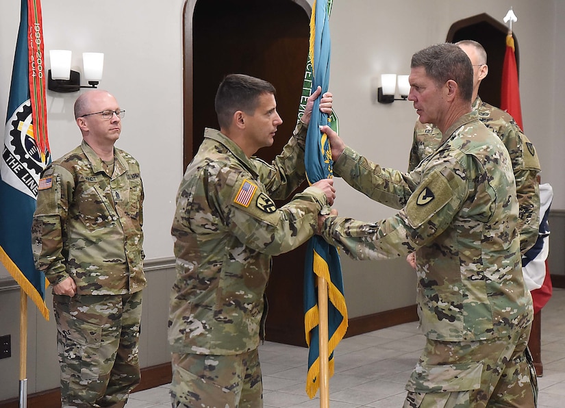 LOGCAP Support Brigade conducts change of command ceremony