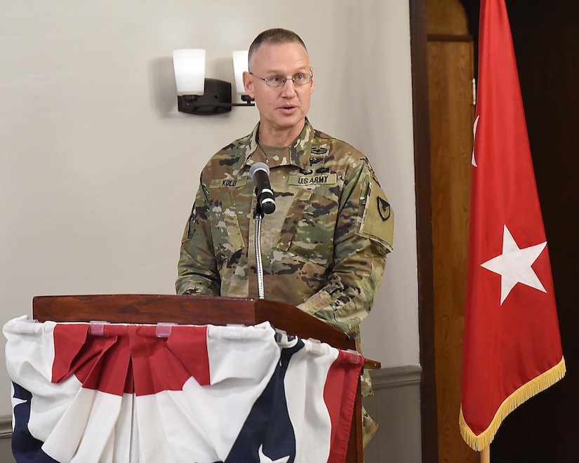 LOGCAP Support Brigade conducts change of command ceremony