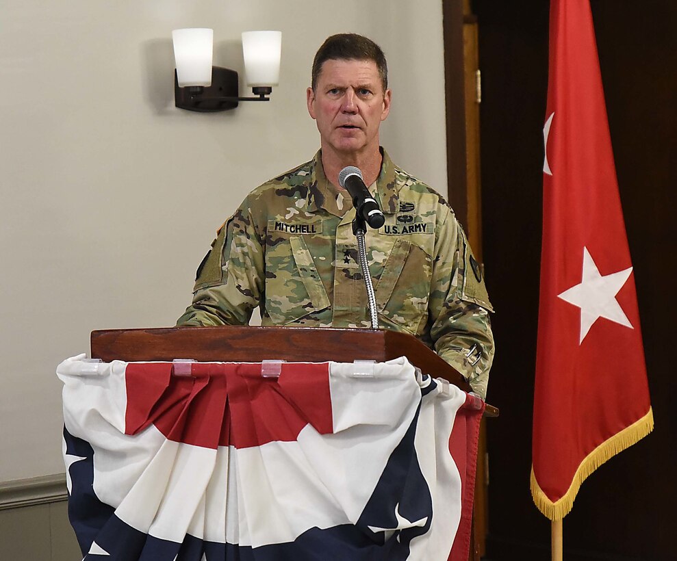 LOGCAP Support Brigade conducts change of command ceremony