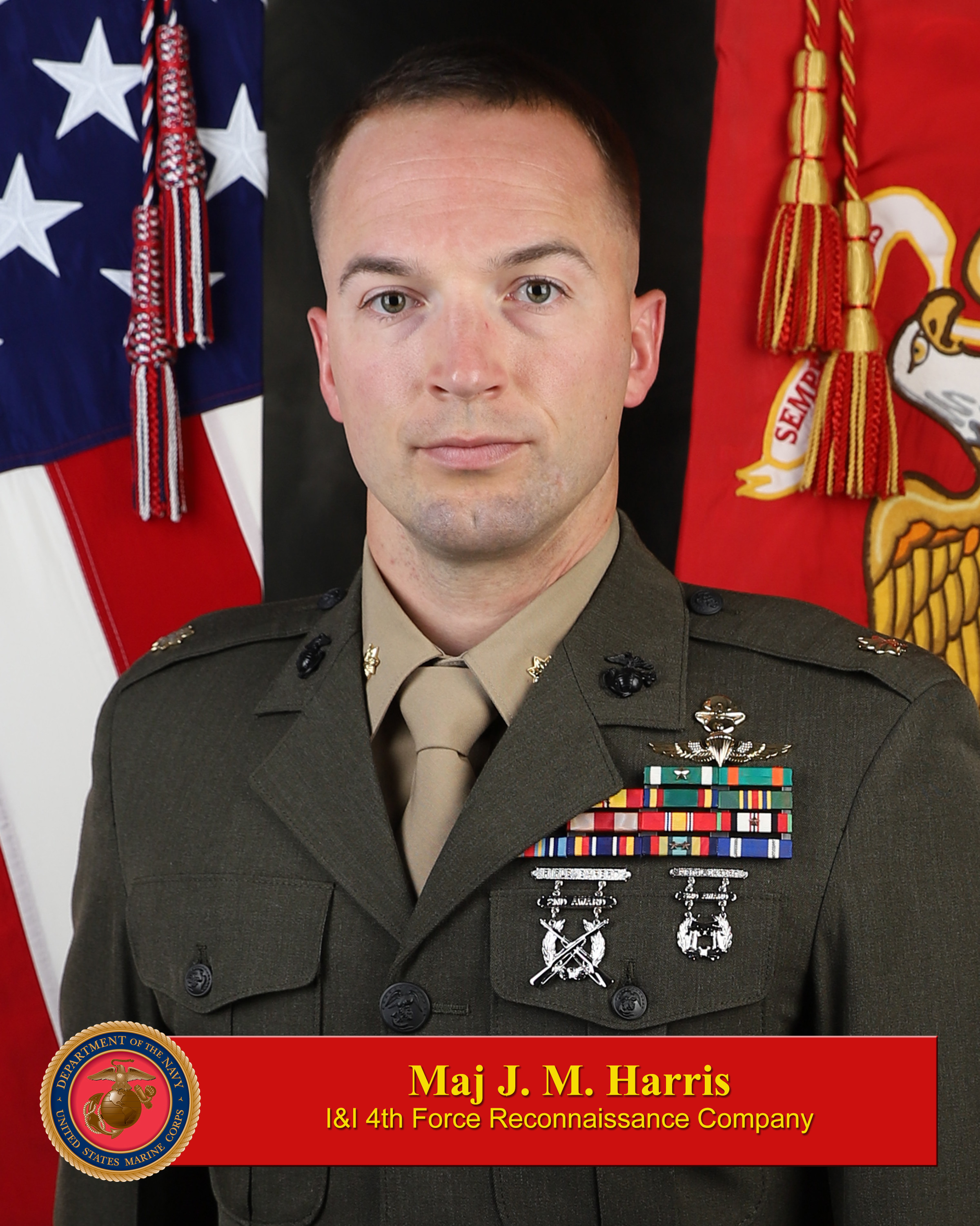 Assistant Commandant Of The Marine Corps (34th) General Glenn Walters, Marine Force Recon Dress Uniform