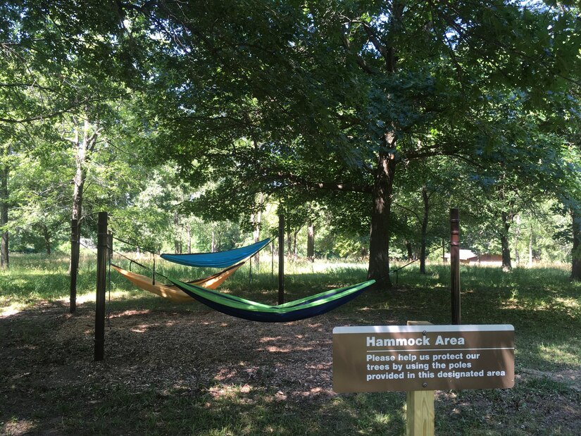 New Hammock Area Installed at Saylorville Lake > Rock Island District