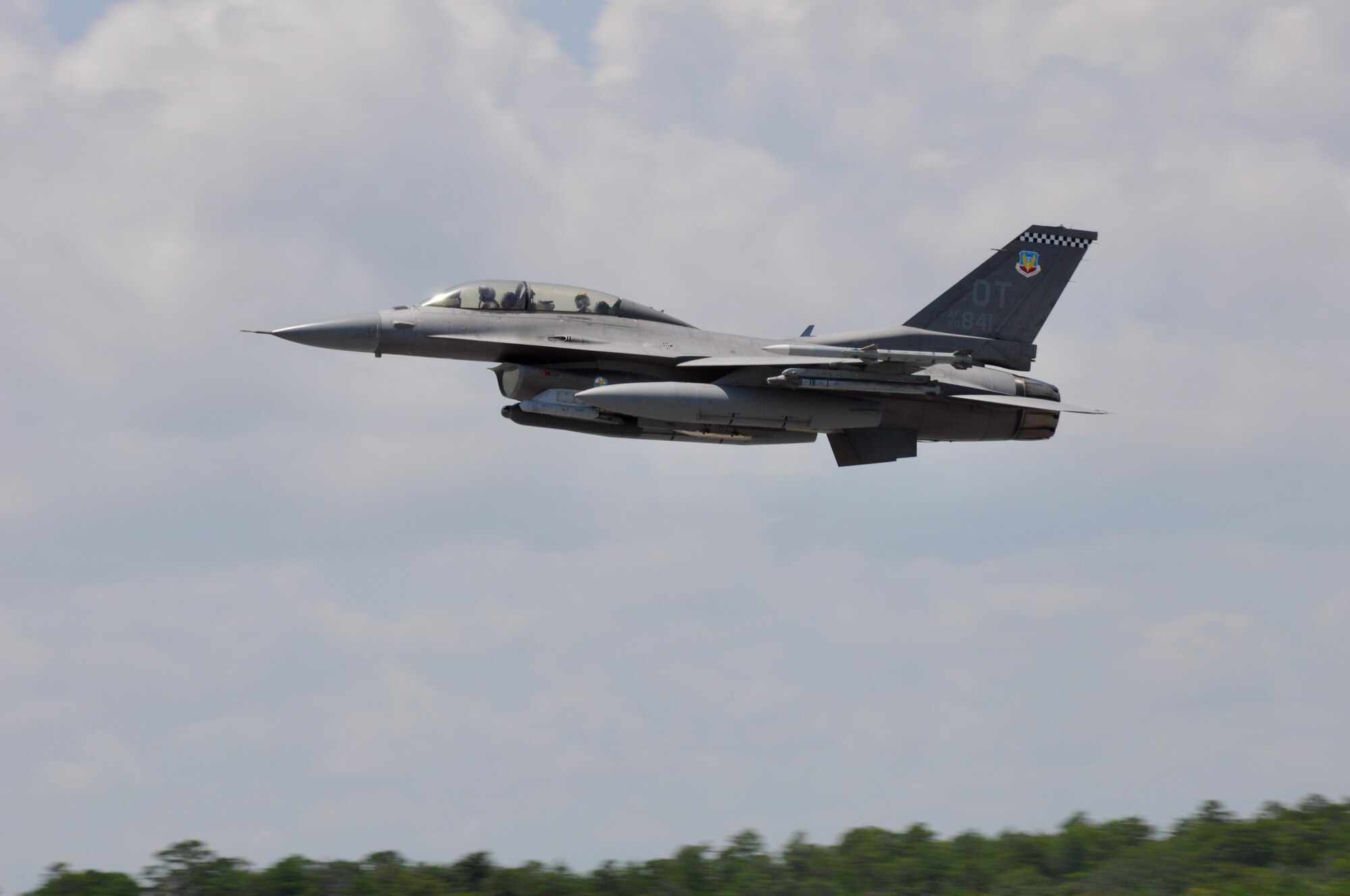 F-16 in flight