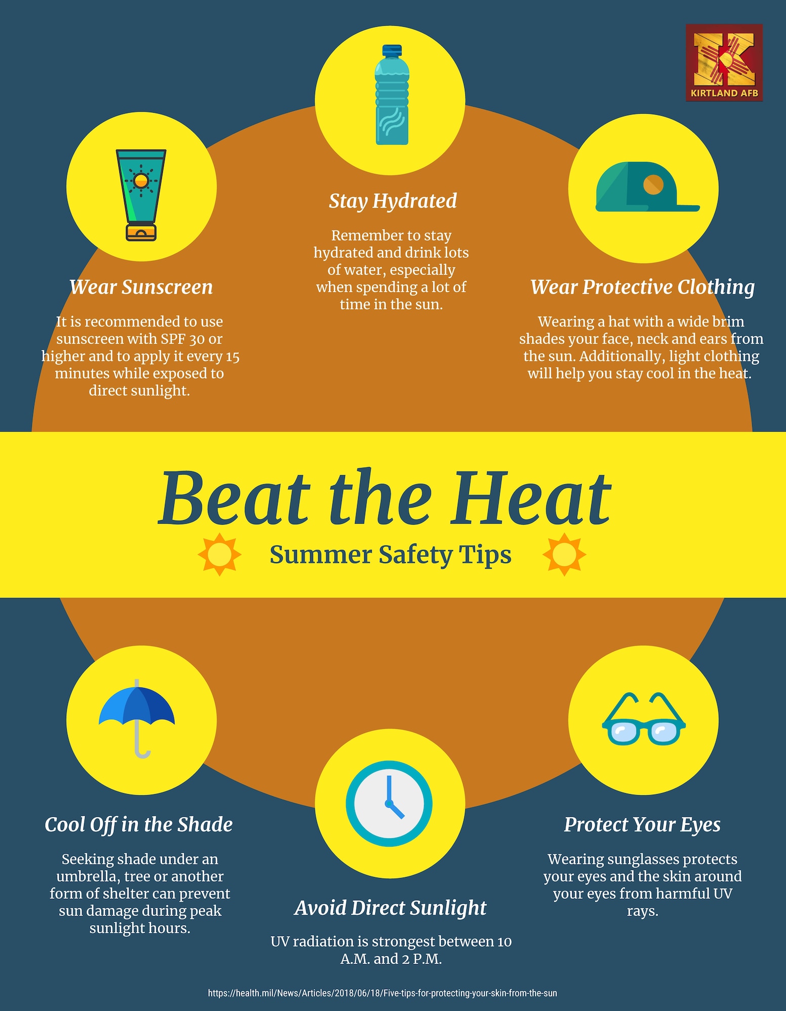 infographic of summer safety tips