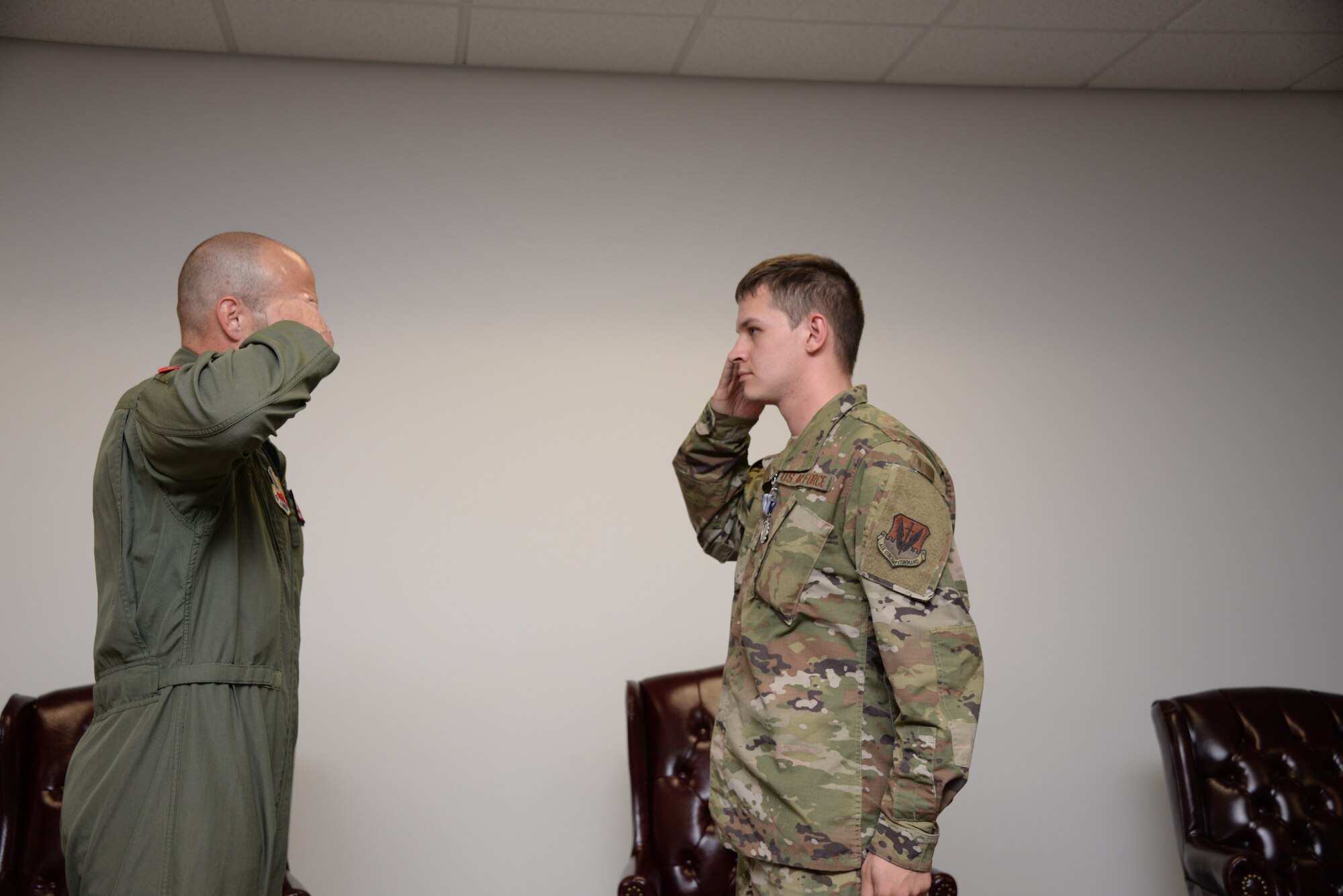 Ecg Airman Receives Purple Heart Air Combat Command Article Display