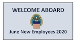 Power Point Chart welcoming June New Employees