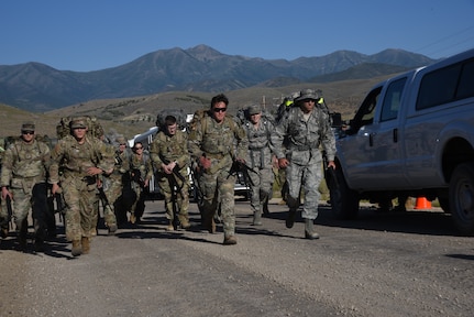 Soldiers and Airmen with the Utah National Guard compete in the state level Best Warrior Competition July 7, 2020 at Camp Williams Utah.