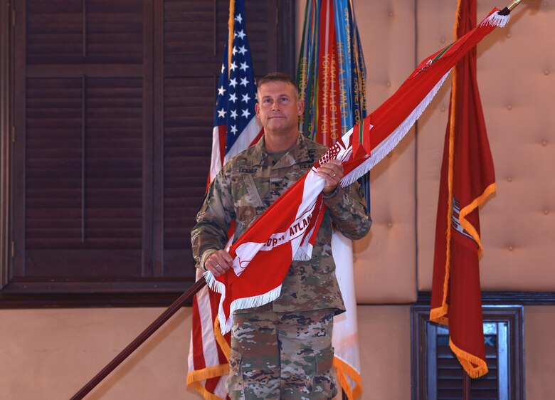 BG Tickner assumes command of the North Atlantic Division.