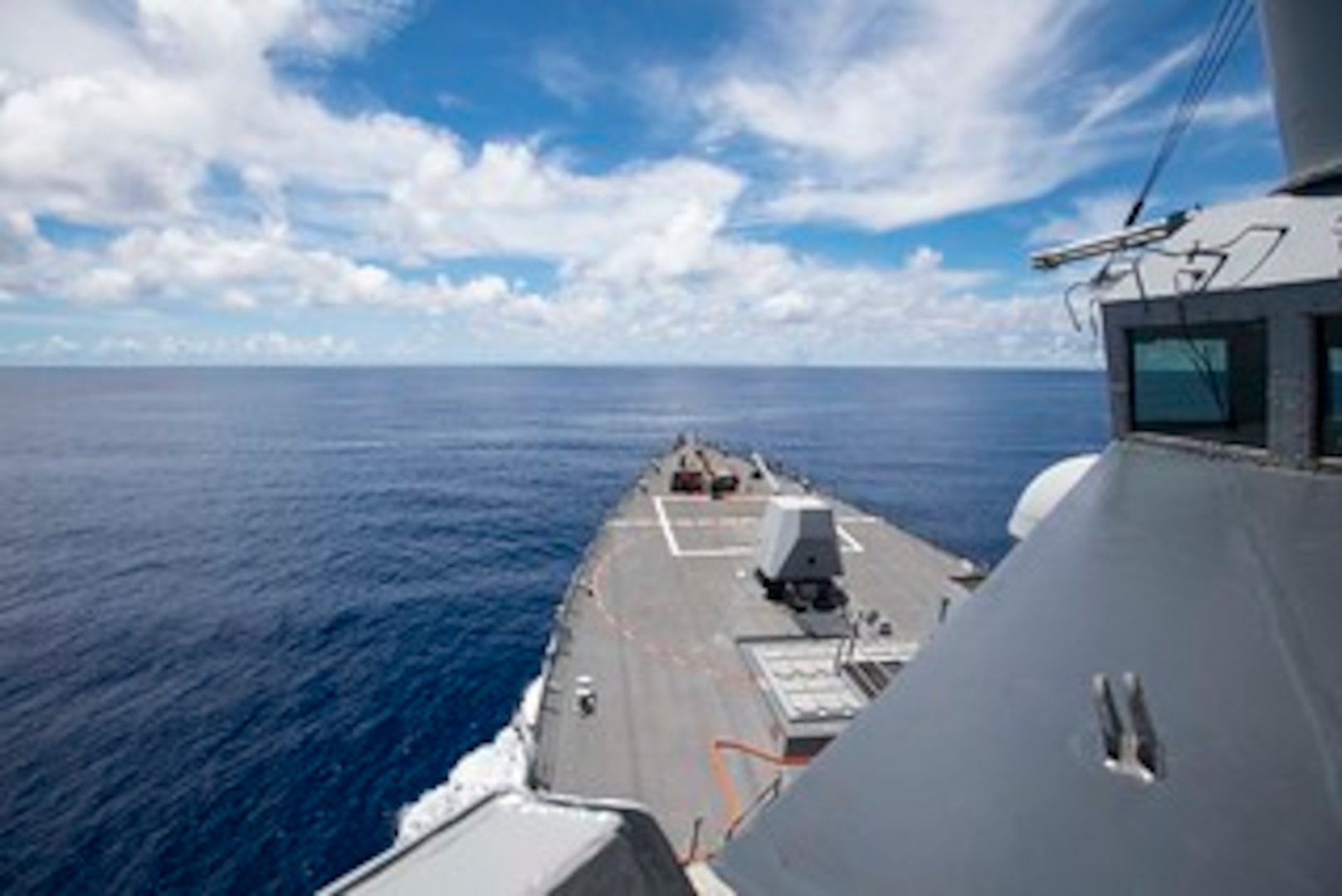 USS Ralph Johnson conducts freedom of navigation operation in South China Sea