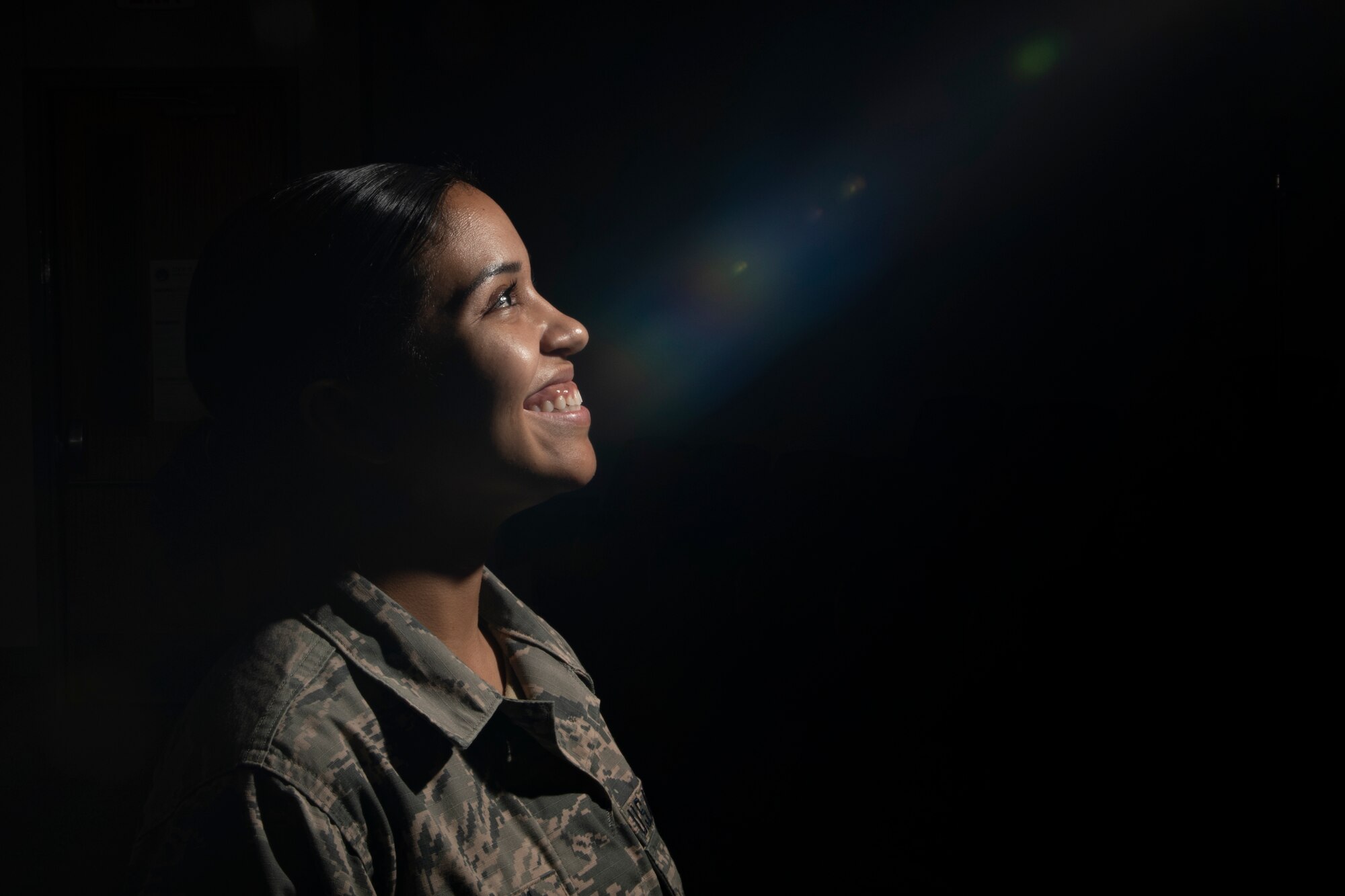 Photo of A1C Zuniga smiling