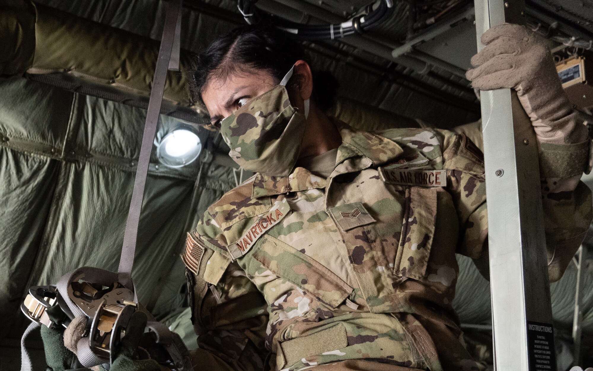 Senior Airman Felicia J. Vavricka, was also on hand helping demonstrate equipment. Vavricka comes from the 433rd Aeromedical Evacuation Squadron, Joint Base San Antonio-Lackland, Texas.