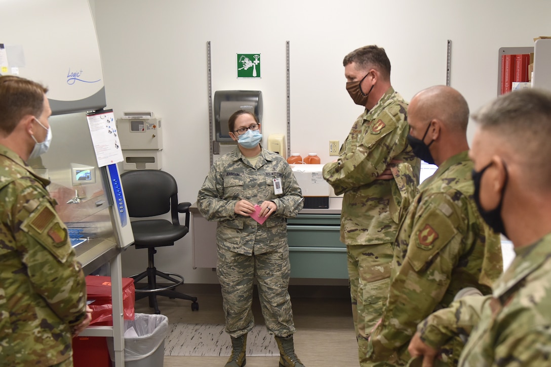 AFSC command team visits Team Robins