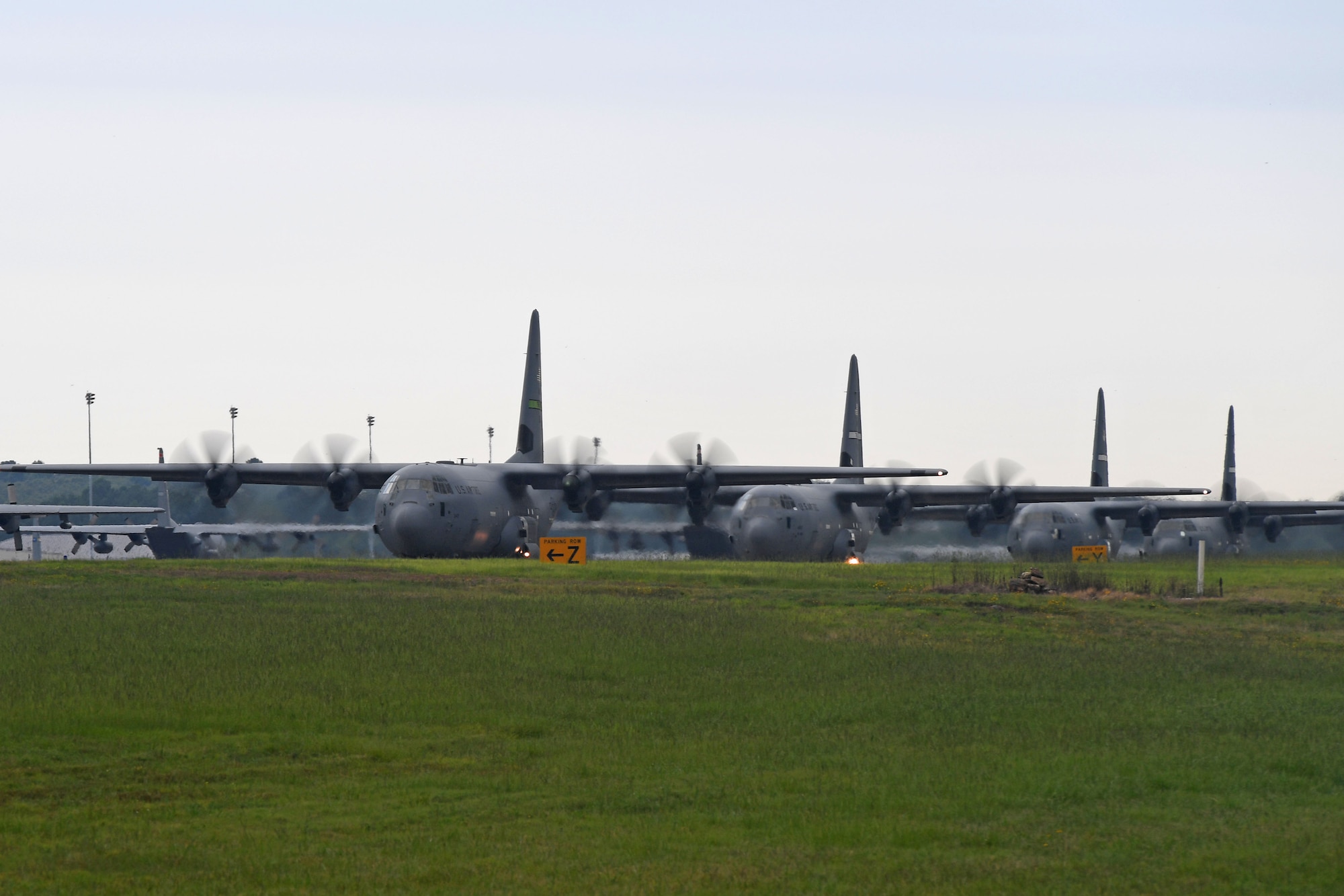 The C-130 community rewrote history July 14, successfully piloting the largest formation flight ever of C-130J Super Hercules aircraft in support of a Joint Forcible Entry exercise over Dyess Air Force Base and Big Bend, Texas.

In total, the “Herk Nation Stampede” featured a formation flight of 24 aircraft from the 317th Airlift Wing based at Dyess AFB and nine aircraft from the 19th Airlift Wing based at Little Rock AFB, Arkansas, besting the previous mark of 20 J-models set in 2013.
