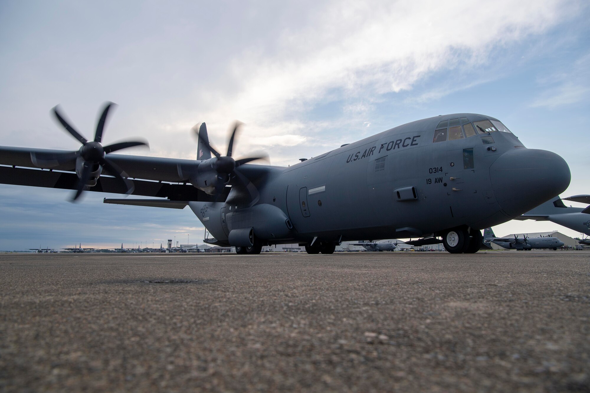 The C-130 community rewrote history July 14, successfully piloting the largest formation flight ever of C-130J Super Hercules aircraft in support of a Joint Forcible Entry exercise over Dyess Air Force Base and Big Bend, Texas.

In total, the “Herk Nation Stampede” featured a formation flight of 24 aircraft from the 317th Airlift Wing based at Dyess AFB and nine aircraft from the 19th Airlift Wing based at Little Rock AFB, Arkansas, besting the previous mark of 20 J-models set in 2013.
