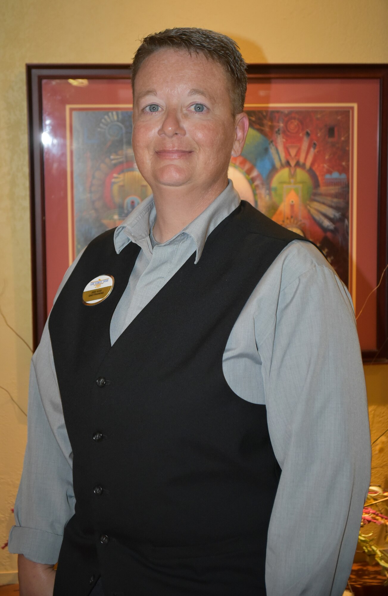 Deborah Kidd is the Quality Assurance manager at Indian Hills Inn. (Air Force photo by April McDonald)