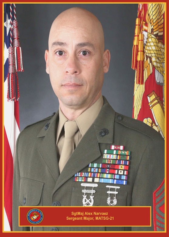 Photo of Sergeant Major Alex Narvaez