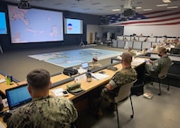 U.S. Army North hosted mission partners during the 2020 ARNORTH Hurricane Rehearsal of Concept Drill, held at Joint Base San Antonio-Fort Sam Houston both in-person and virtually, July 9. The event included more than 250 leaders from federal, state, U.S. territories and the military, to discuss their respective courses of action in the event of a hurricane response.